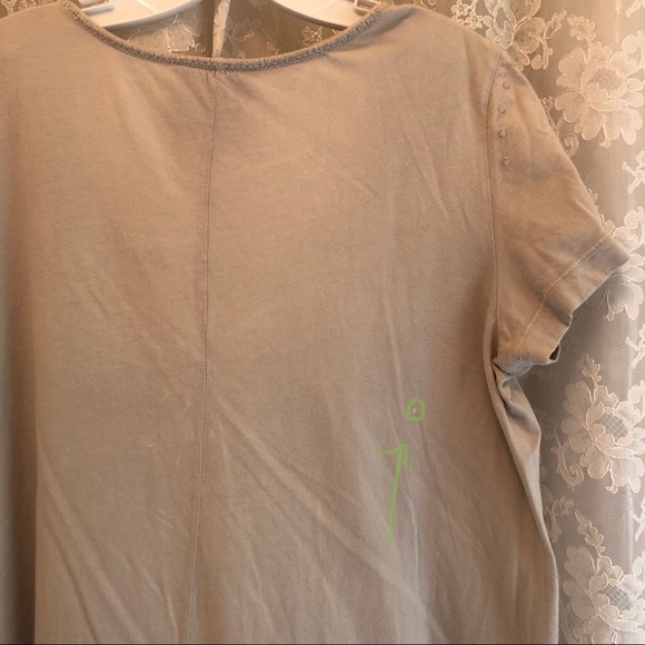 JOHNNY WAS * Floral Embroidered Jersey Cotton Comfortable Dress - Picture 6 of 6